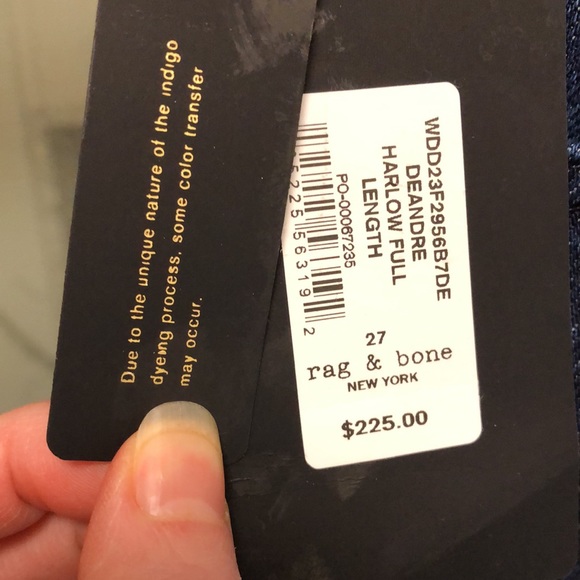 Rag & Bone Harlow Full Length Size 27 - Picture 5 of 16